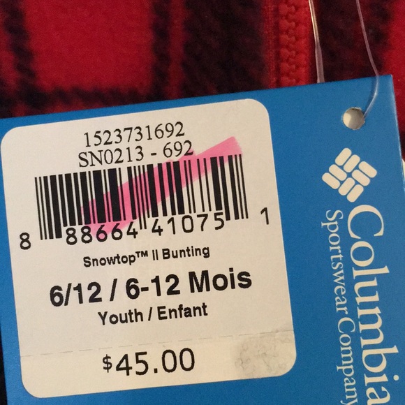 Columbia 6-12mo baby Winter Onsie - Picture 8 of 8